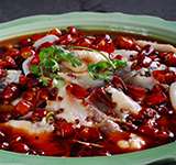 Boiled Fish Slices<br> in Hot Chili (Spicy)<br>沸腾鱼（辣）