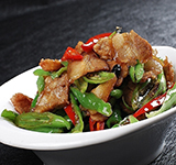 Sichuan Style <br>Twice-Cooked Pork(spicy)<br>川味回锅肉（辣）