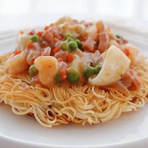 Assorted Pan-Fried Noodles<br>(Chicken/Beef/Shrimps)<br>什锦两面黄（虾/鸡/牛）